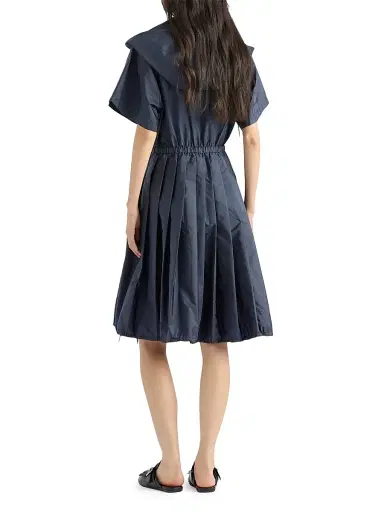 Prada Women's Light Re-Nylon Midi-Dress - Blue | Thumbnail 5 Prada Women's Light Re-Nylon Midi-Dress - Blue | Thumbnail 5