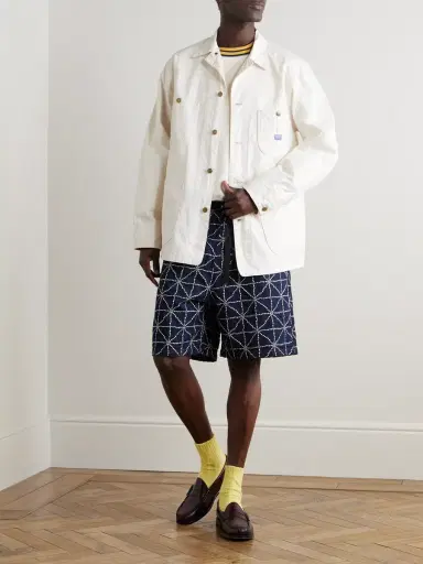 KAPITAL Rough-Face Printed Cotton-Twill Overshirt - Men | Thumbnail 2