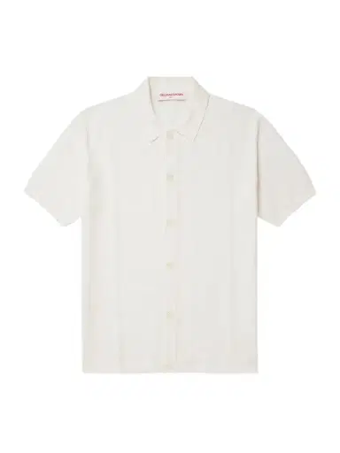 Orlebar Brown Tiernan Ribbed Cotton Shirt - Men | Thumbnail 1 Orlebar Brown Tiernan Ribbed Cotton Shirt - Men | Thumbnail 1