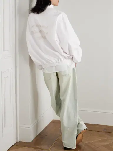 Acne Studios Olandios Logo-Embroidered Cotton and Nylon-Blend Bomber Jacket - Men | Thumbnail 2 Acne Studios Olandios Logo-Embroidered Cotton and Nylon-Blend Bomber Jacket - Men | Thumbnail 2