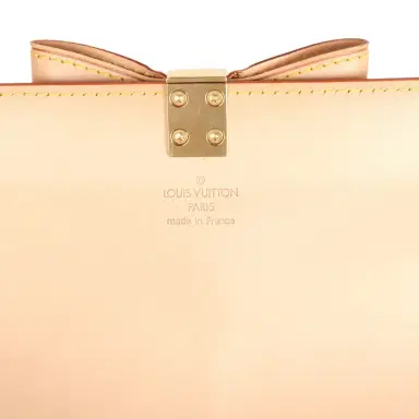 Louis Vuitton Vintage Louis Vuitton X Takashi Murakami Cream and Red Cherry Blossom Papillon Gold Hardware | Thumbnail 9