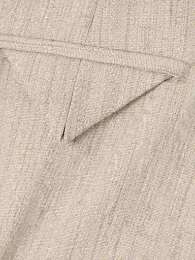 Bottega Veneta Pleated Canvas Tapered Pants | Thumbnail 5