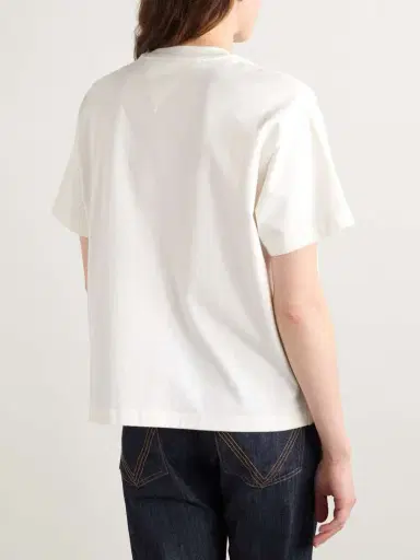 Bottega Veneta Intrecciato Suede-trimmed Organic Cotton-jersey T-shirt | Thumbnail 3