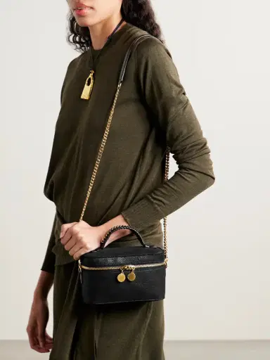 Stella McCartney Falabella Chain-embellished Brushed Shoulder Bag | Thumbnail 6
