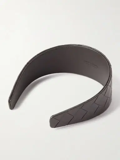 Bottega Veneta Intrecciato Leather Headband | Thumbnail 3 Bottega Veneta Intrecciato Leather Headband | Thumbnail 3