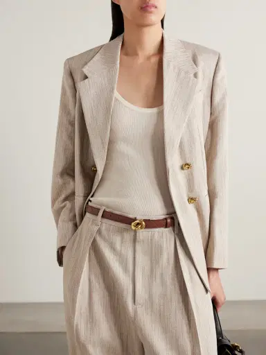 Bottega Veneta Knot Intrecciato Leather Belt | Thumbnail 2 Bottega Veneta Knot Intrecciato Leather Belt | Thumbnail 2