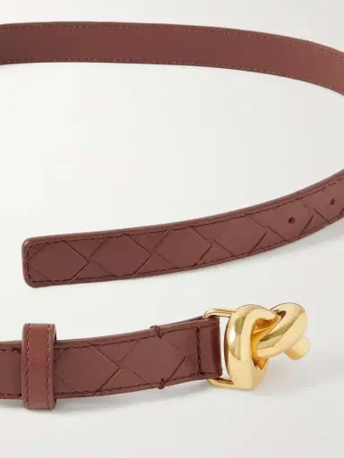 Bottega Veneta Knot Intrecciato Leather Belt | Thumbnail 3 Bottega Veneta Knot Intrecciato Leather Belt | Thumbnail 3