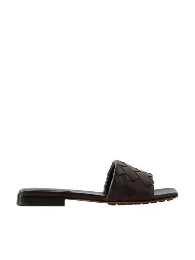 Riva Intrecciato Leather Slides