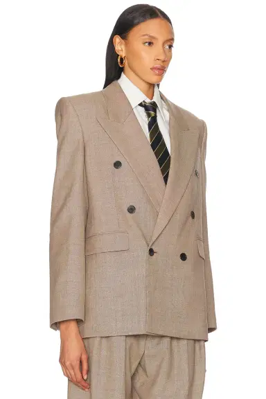 Saint Laurent Double Breasted Blazer | Thumbnail 2