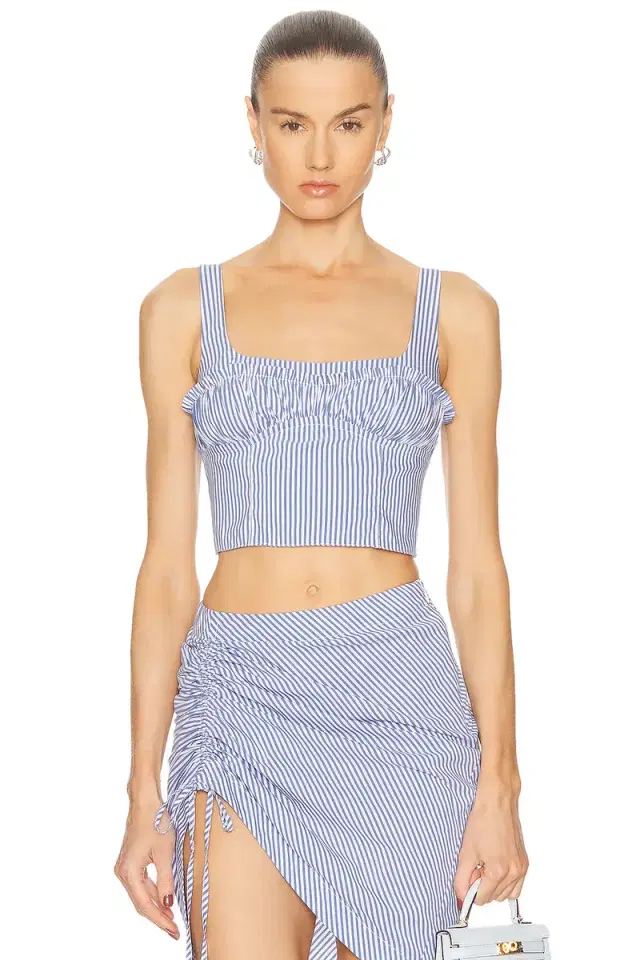Poplin Bustier Top
