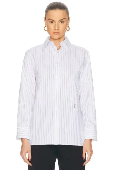 Saint Laurent Button Up Top | Thumbnail 1 Saint Laurent Button Up Top | Thumbnail 1