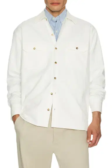 Ghiaia Cashmere Working Shirt | Thumbnail 3 Ghiaia Cashmere Working Shirt | Thumbnail 3