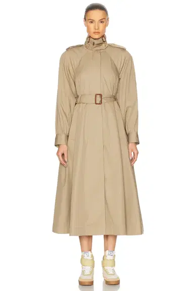Chloe High Neck Long Trench | Thumbnail 2 Chloe High Neck Long Trench | Thumbnail 2