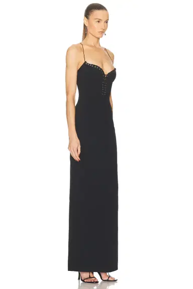 Ludovic de Saint Sernin Cleavage Long Dress | Thumbnail 2 Ludovic de Saint Sernin Cleavage Long Dress | Thumbnail 2