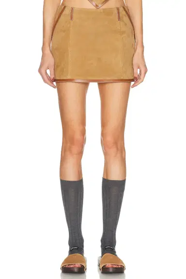 Miu Miu Mini Skirt | Thumbnail 1 Miu Miu Mini Skirt | Thumbnail 1