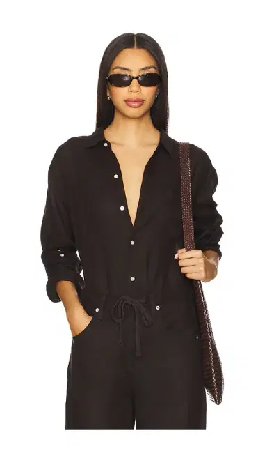 Citizens of Humanity Kayla Shrunken Shirt | Thumbnail 1 Citizens of Humanity Kayla Shrunken Shirt | Thumbnail 1