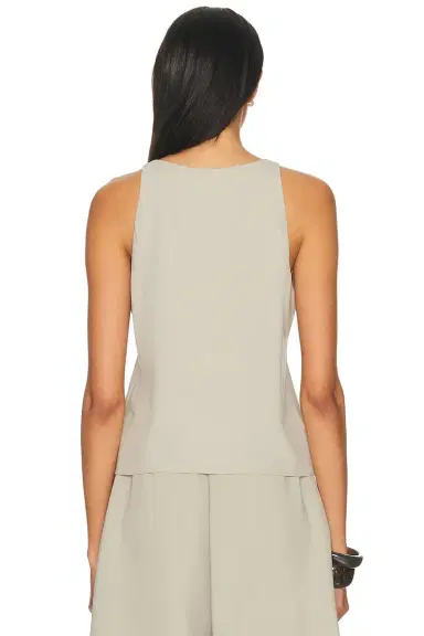 LESET Ari High Neck Tank Top | Thumbnail 3