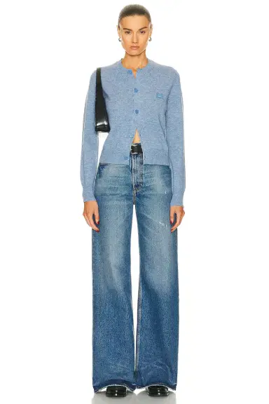 Acne Studios Vintage Baggy Wide Leg Jeans | Thumbnail 4