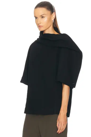 Bottega Veneta Draped Neck Top | Thumbnail 3 Bottega Veneta Draped Neck Top | Thumbnail 3