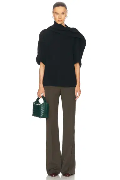 Bottega Veneta Draped Neck Top | Thumbnail 5 Bottega Veneta Draped Neck Top | Thumbnail 5