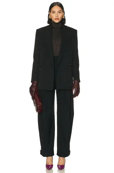 Bottega Veneta Oversized Double Breasted Blazer | Thumbnail 5