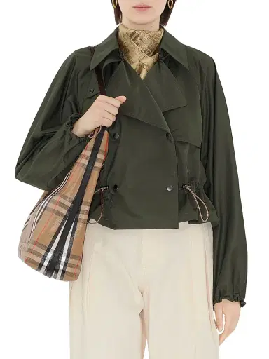 Burberry Women's Highlands Check Shoulder Bag | Thumbnail 3