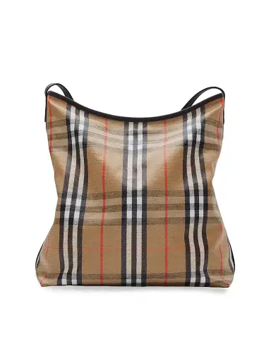 Burberry Women's Highlands Check Shoulder Bag | Thumbnail 5