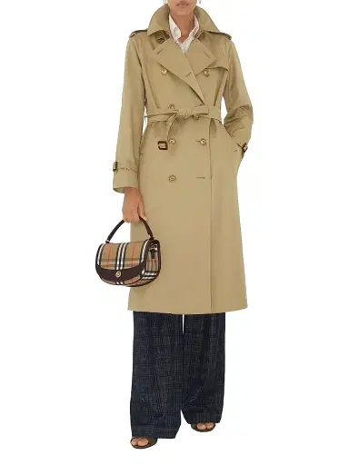 Burberry Women's Highlands Check Crossbody Bag - Sand | Thumbnail 2