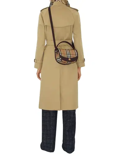 Burberry Women's Highlands Check Crossbody Bag - Sand | Thumbnail 3