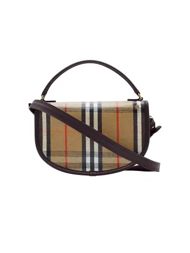 Burberry Women's Highlands Check Crossbody Bag - Sand | Thumbnail 5