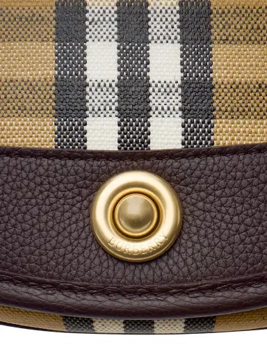 Burberry Women's Highlands Check Crossbody Bag - Sand | Thumbnail 6