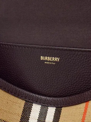 Burberry Women's Highlands Check Crossbody Bag - Sand | Thumbnail 7