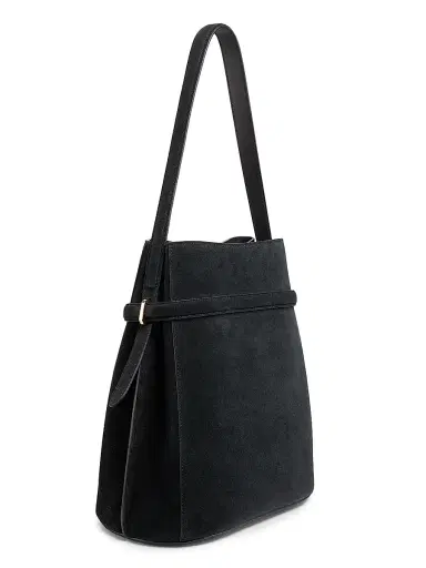 TOTEME Women's Belted Suede Bucket Bag | Thumbnail 3 TOTEME Women's Belted Suede Bucket Bag | Thumbnail 3