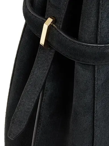 TOTEME Women's Belted Suede Bucket Bag | Thumbnail 5 TOTEME Women's Belted Suede Bucket Bag | Thumbnail 5