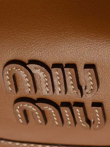 Miu Miu Women's Leather Backpack | Thumbnail 10 Miu Miu Women's Leather Backpack | Thumbnail 10
