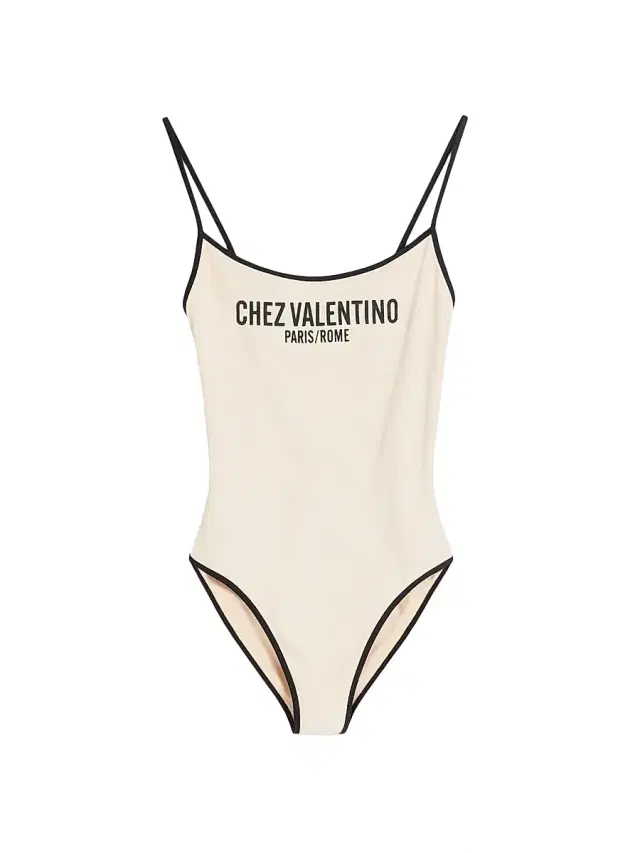 Valentino Garavani Women's Lycra Piqué Swimsuit - Birch Black