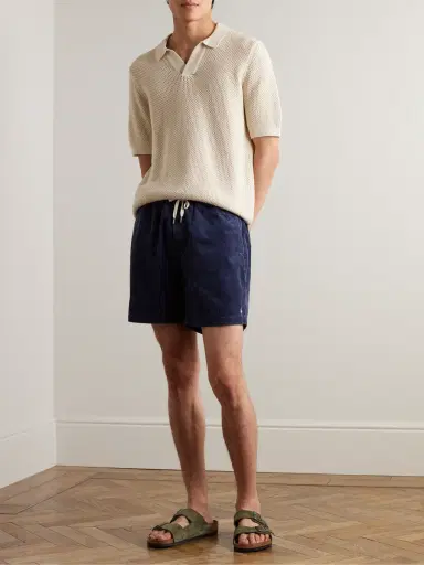 Polo Ralph Lauren Prepster Straight-Leg Cotton-Corduroy Drawstring Shorts - Men | Thumbnail 2 Polo Ralph Lauren Prepster Straight-Leg Cotton-Corduroy Drawstring Shorts - Men | Thumbnail 2
