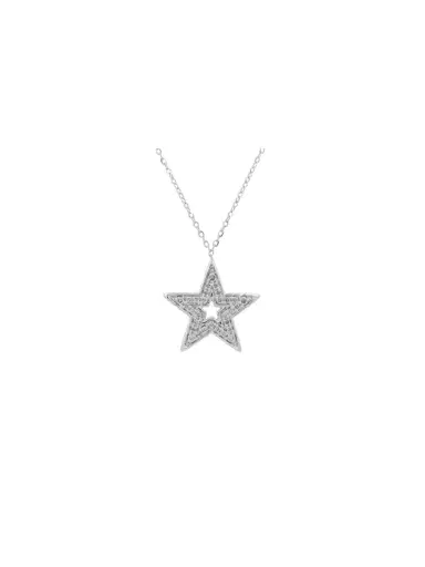 Wish Fine Jewelry 14K WG 0.17 CTW DIA ADJUSTABLE CHAIN Necklaces | Thumbnail 1