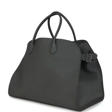 The Row The Row Soft Margaux 17 Bag Timouse Grey Calfskin Silver Hardware | Thumbnail 5 The Row The Row Soft Margaux 17 Bag Timouse Grey Calfskin Silver Hardware | Thumbnail 5