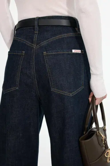 Self-Portrait Barrel Leg Jeans | Thumbnail 6 Self-Portrait Barrel Leg Jeans | Thumbnail 6
