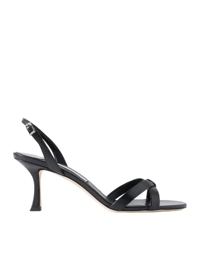 Jimmy Choo Elsy 70 Leather Slingback Sandals