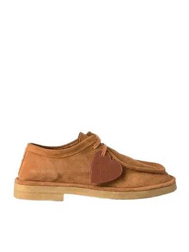 Bottega Veneta Intrecciato Leather-trimmed Suede Loafers | Thumbnail 1 Bottega Veneta Intrecciato Leather-trimmed Suede Loafers | Thumbnail 1