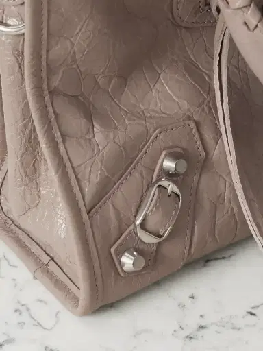 Balenciaga Le City Small Embellished Textured-leather Tote | Thumbnail 4 Balenciaga Le City Small Embellished Textured-leather Tote | Thumbnail 4