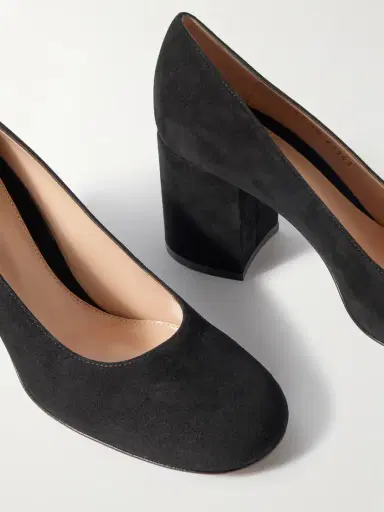 Gianvito Rossi Joelle 70 Suede Pumps | Thumbnail 4 Gianvito Rossi Joelle 70 Suede Pumps | Thumbnail 4
