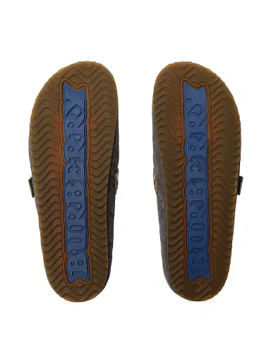 Burberry Men's Urchin Check-Trimmed Suede Clogs - Wave Blue | Thumbnail 5 Burberry Men's Urchin Check-Trimmed Suede Clogs - Wave Blue | Thumbnail 5
