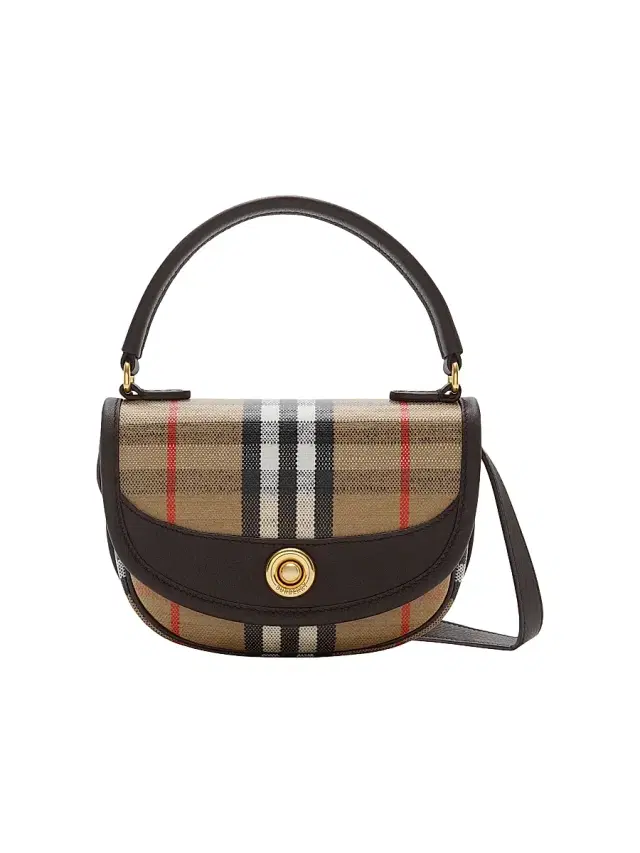 Burberry Women's Mini Highlands Check Top Handle Bag - Sand