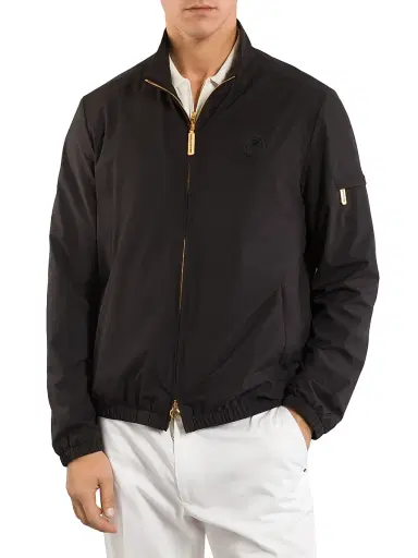 Stefano Ricci Men's Windbreaker Jacket with Zip Closure | Thumbnail 2 Stefano Ricci Men's Windbreaker Jacket with Zip Closure | Thumbnail 2