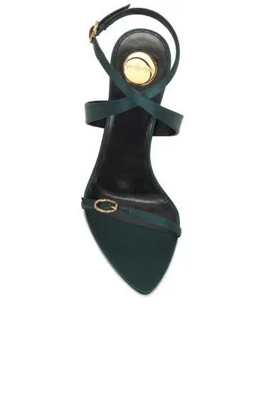 Saint Laurent Gippy Wedge Sandal | Thumbnail 4 Saint Laurent Gippy Wedge Sandal | Thumbnail 4