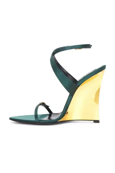 Saint Laurent Gippy Wedge Sandal | Thumbnail 5 Saint Laurent Gippy Wedge Sandal | Thumbnail 5
