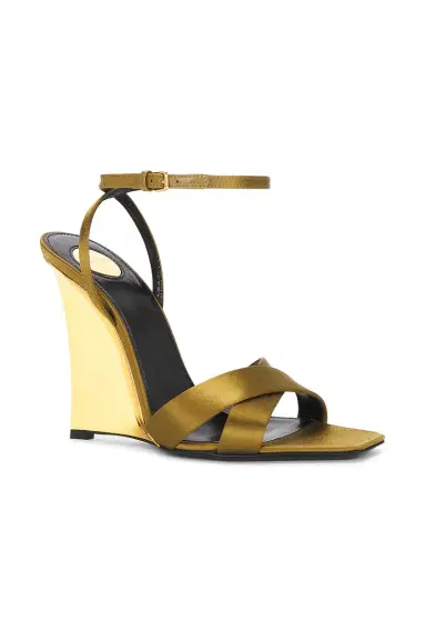 Saint Laurent Lydia Wedge Sandal | Thumbnail 2 Saint Laurent Lydia Wedge Sandal | Thumbnail 2
